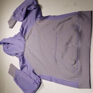 Nike Therma -Fit Pullover Lilac Purple and gray embroidered Hoodie Size S